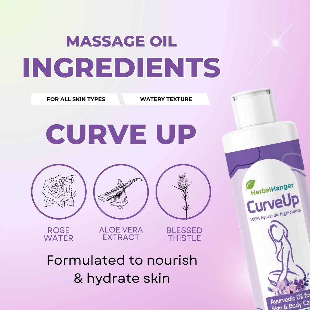 Curve Up Massage Oil