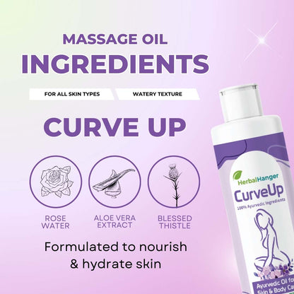 Curve Up Massage Oil